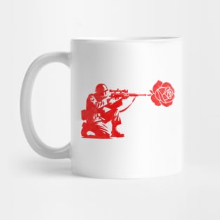 Love Not War – Peace Through Art Mug
